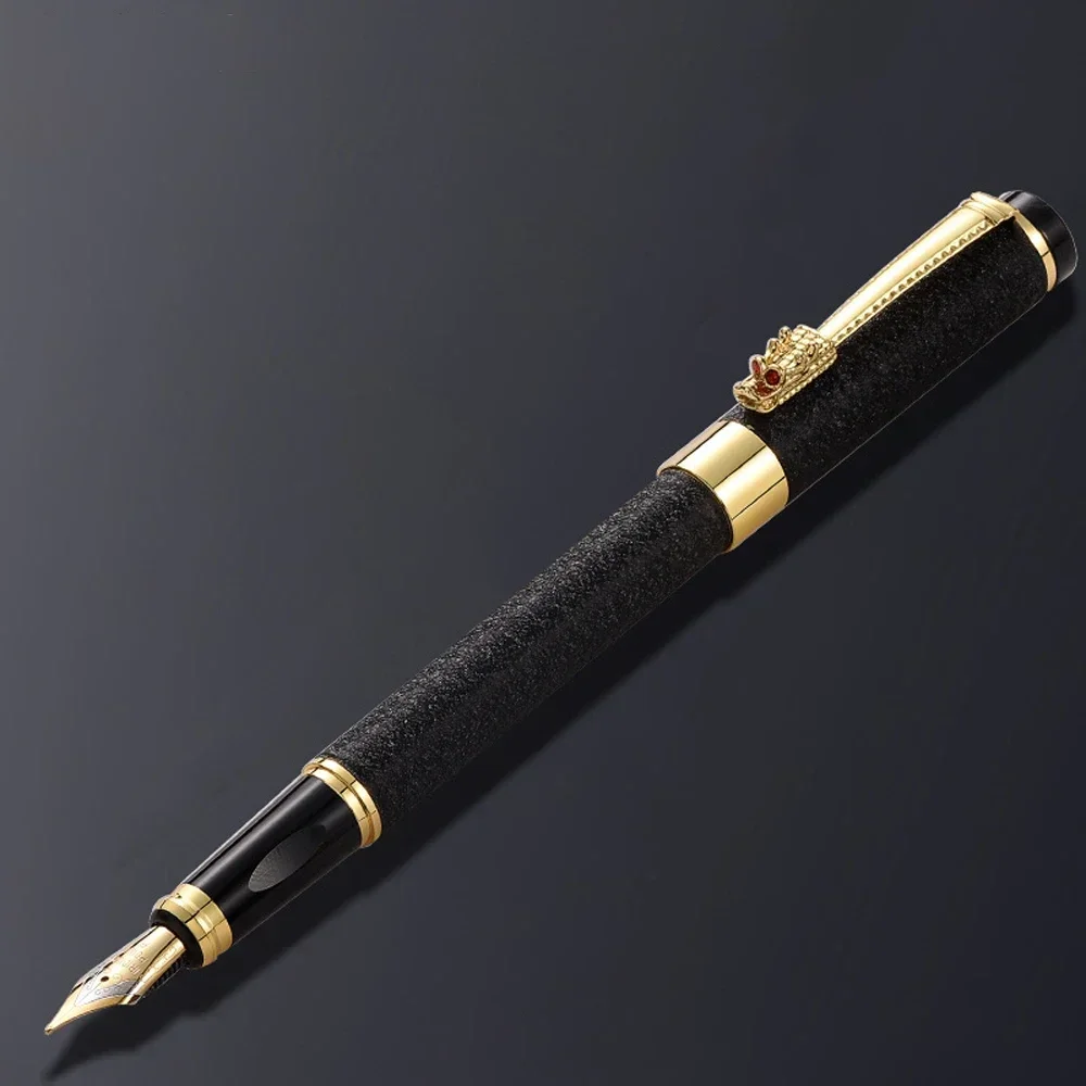 New Style High-end Metal Signature Fountain Pen Primary Student Graduation Gift Pens Business Office Writing Supplies Stationery 5