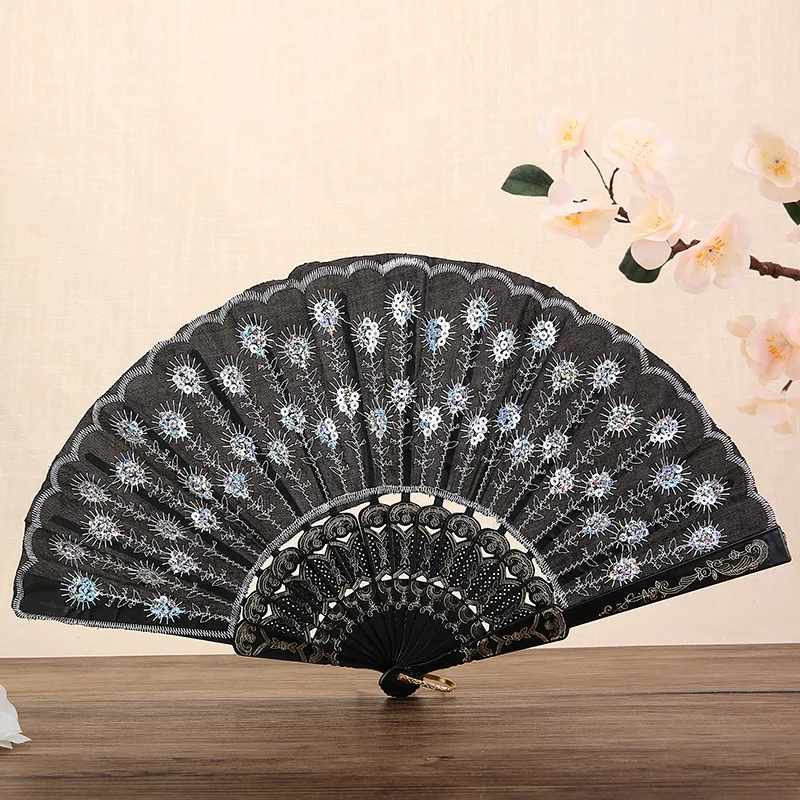 Craft Folding Fan for Wedding Events Home Parties bridesmaid gift Favor Supply