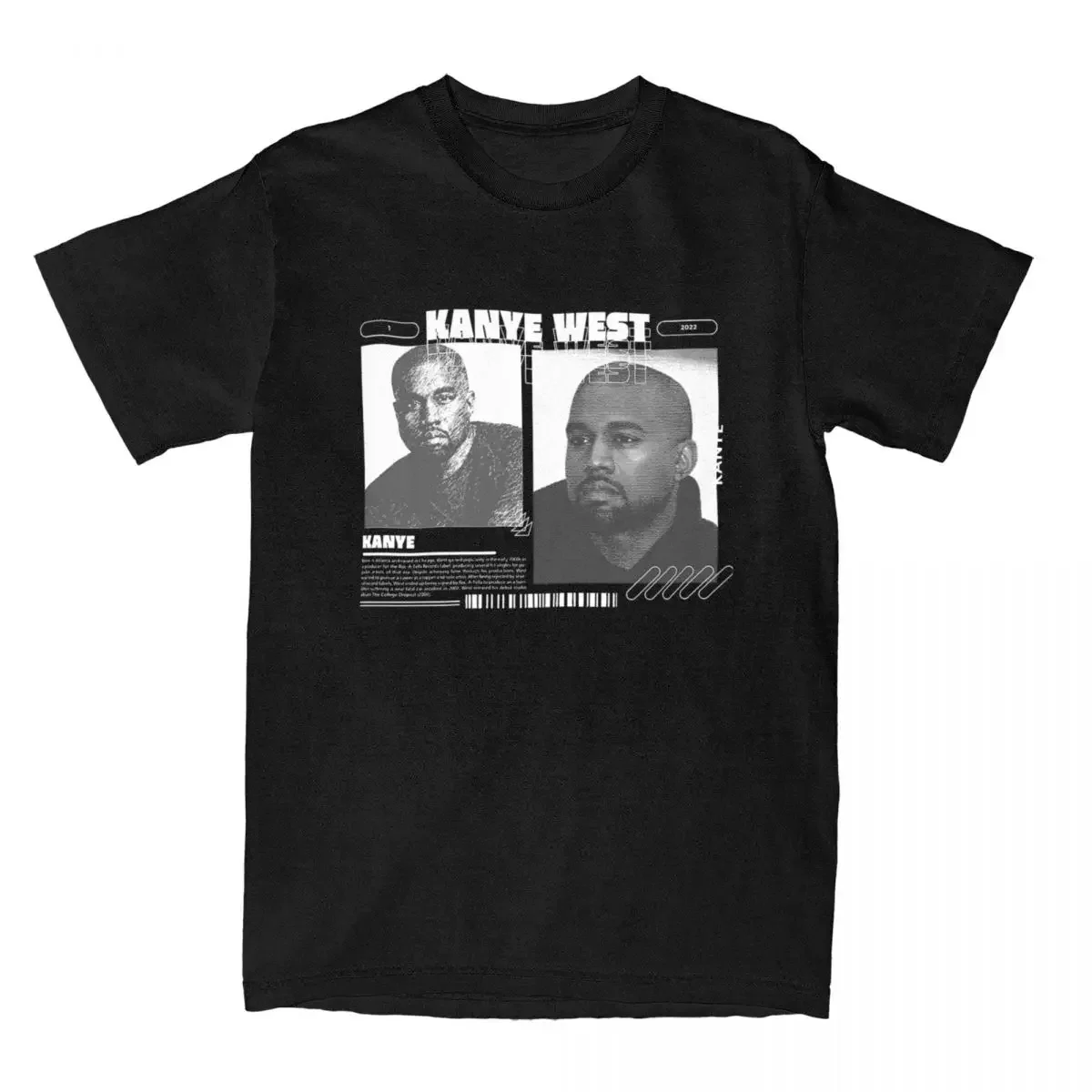 

Футболки с рисунком Западного рэпера для мужчин и женщин, одежда, футболки с коротким рукавом, Новое поступление, летние футболки унисекс