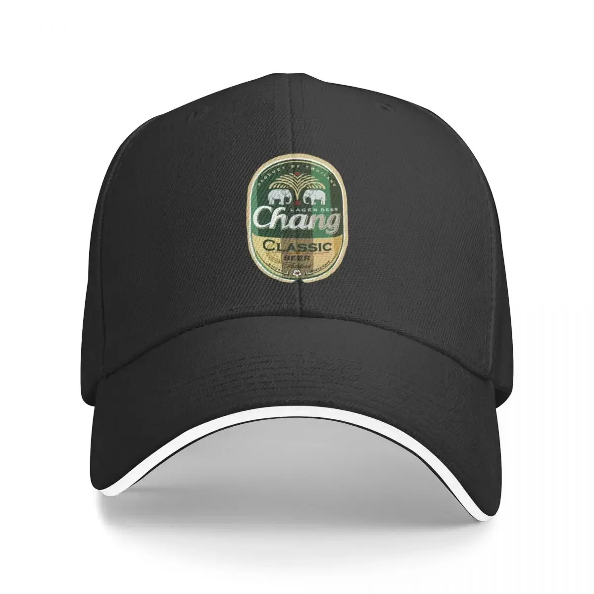 

Thai Chang Beer Label Baseball Cap Military Cap Man Streetwear foam party Hat Caps For Men Women's