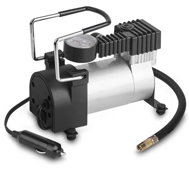 

Top Selling Metal Material 12v Tire Inflator Portable Mini 150PSI Air Pump Car Air Compressor for Car