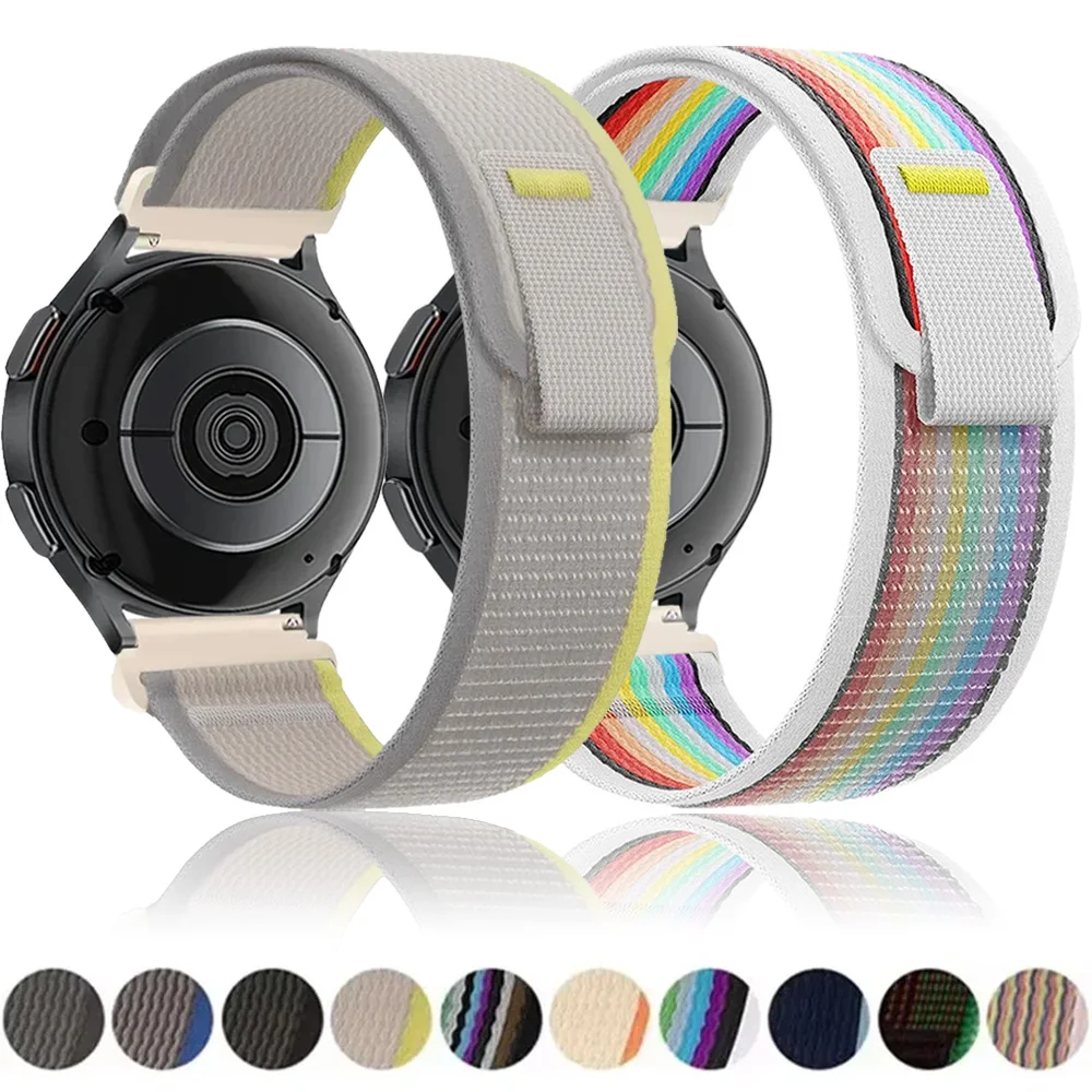 Breathable Trail Nylon Loop Strap - 20mm/22mm Adjustable Wristband