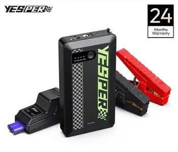 YESPER 1200A Avviatore di emergenza per auto 0,70 libbre, pacco booster batteria automatico portatile, Power Bank di emergenza 12V per auto camion SUV