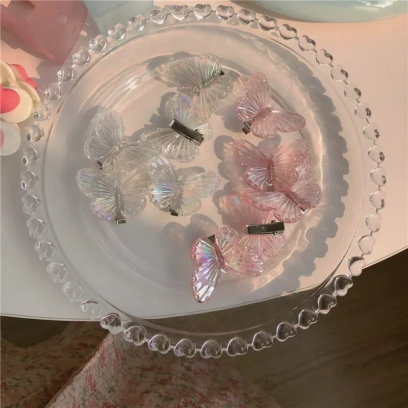 Korean Style Butterfly Hair Claw 5pcs Multicolor Hair Clip Claw Clamp Braid Headwear Girls Accessories hair accessories