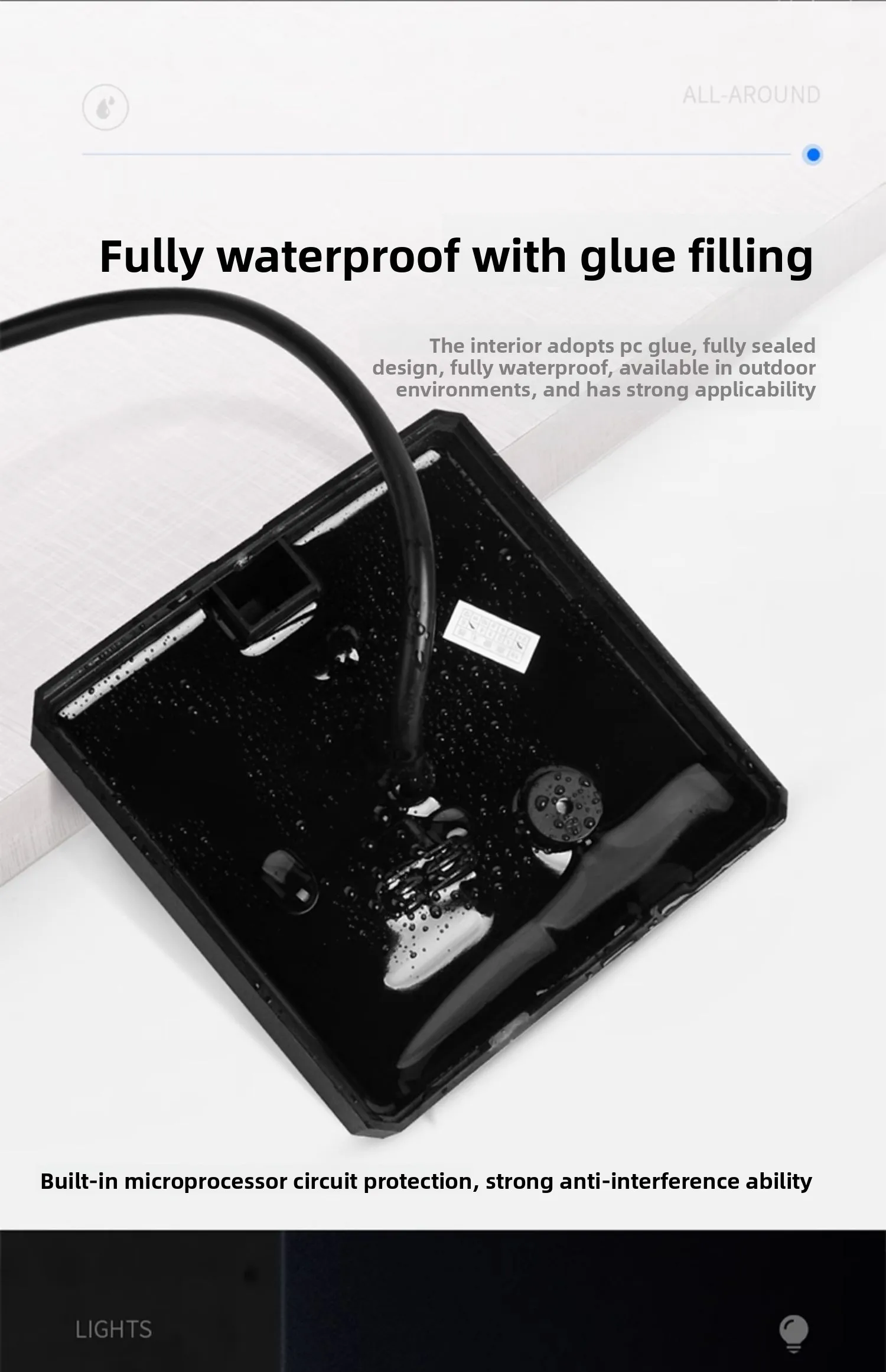 access control reader IDIC card reader WG26 waterproof adhesive WG34