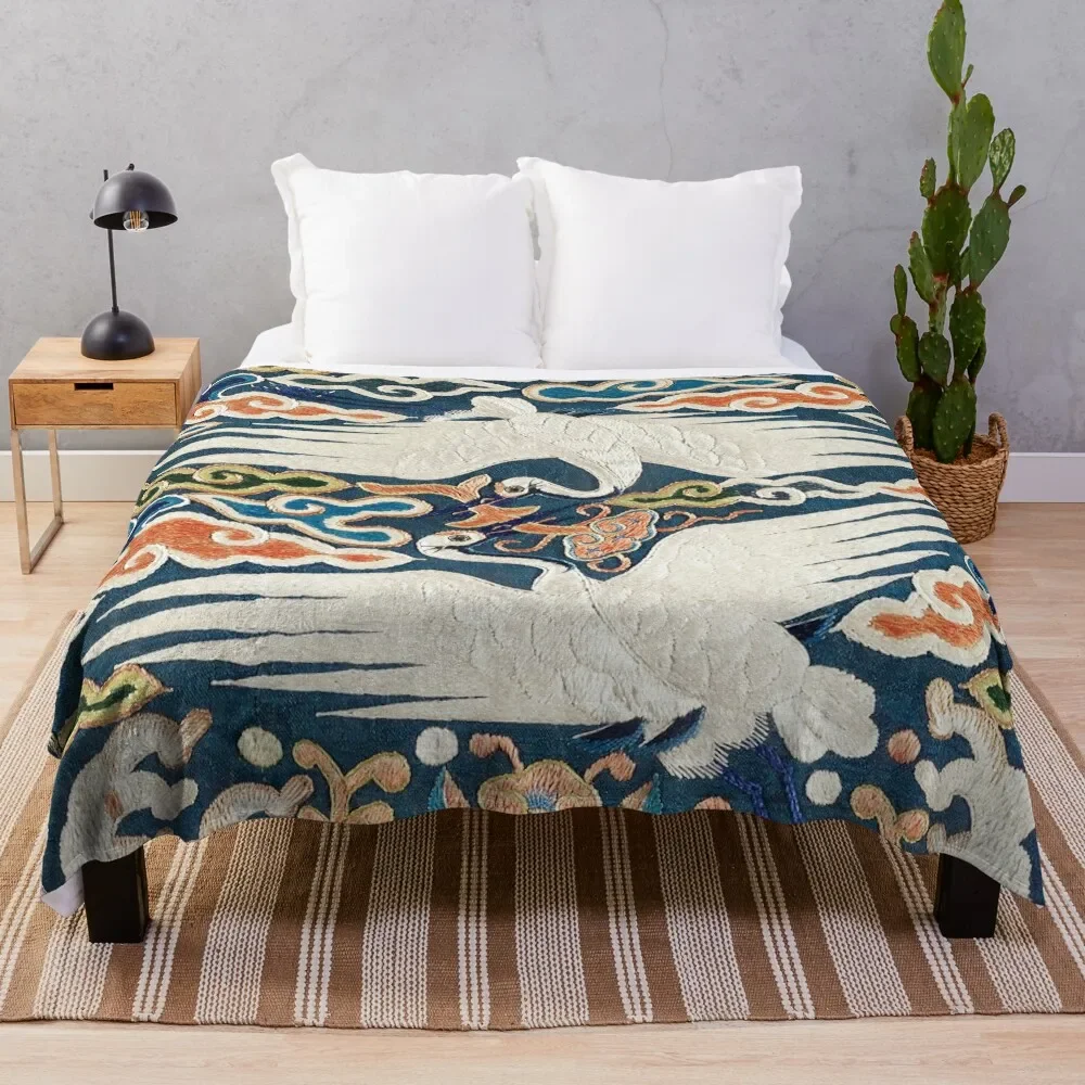 

Корейский гобелен, корейский стиль, азиатские краны, одеяло, тепловые туристические детские одеяла