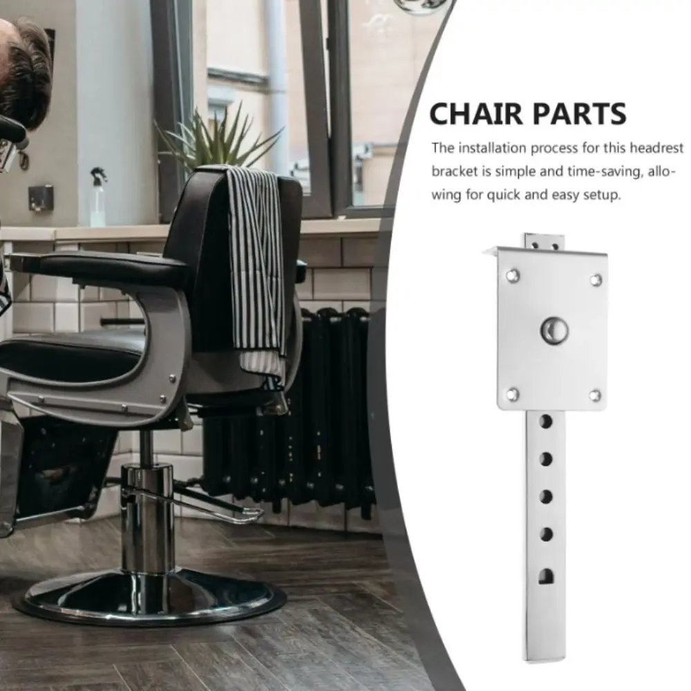 Secure Fit Salon Chair Headrest Bracket Iron Construction Lift Support Barber Chair Attachment Attachment Part