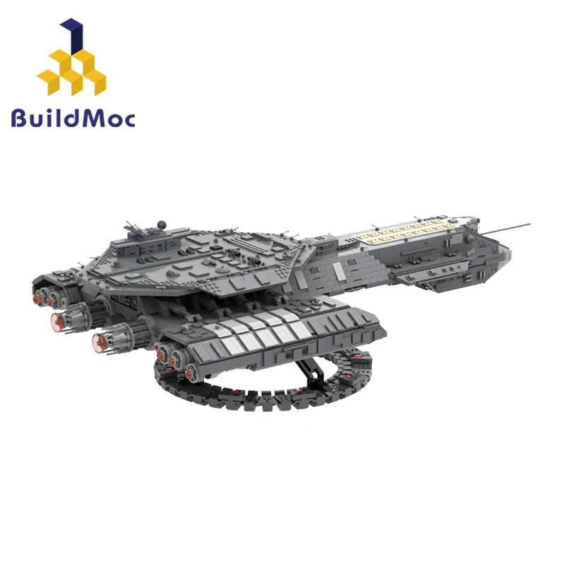 

Конструктор MOC USS Daedalus, набор строительных блоков, научная фантастика, военные фильмы, Звездные войны, искусственный самолет, модель самолета, детская игрушка «сделай сам», подарок