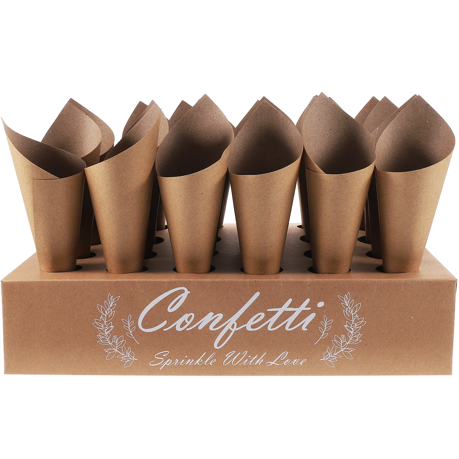 

Nolitoy Wedding Confettis Cone Stand Box Craft Paper Petal Cones Dried Flower Petals Cone Holder
