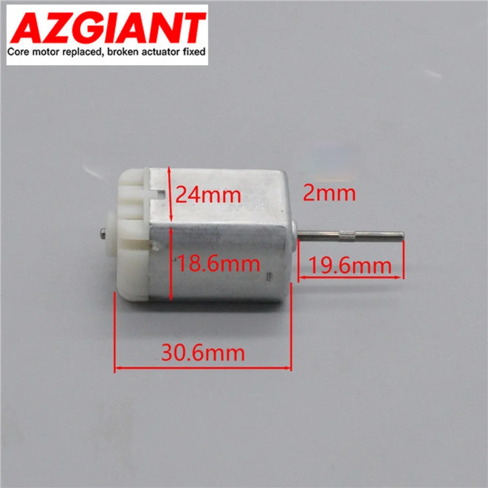 

AZGIANT 1pcs 20mm Micro Shaft Carbon Brush FC280 Torque Permanent Magnet Engine Motor Car Lock Block Model DC 12V 9800 Rpm