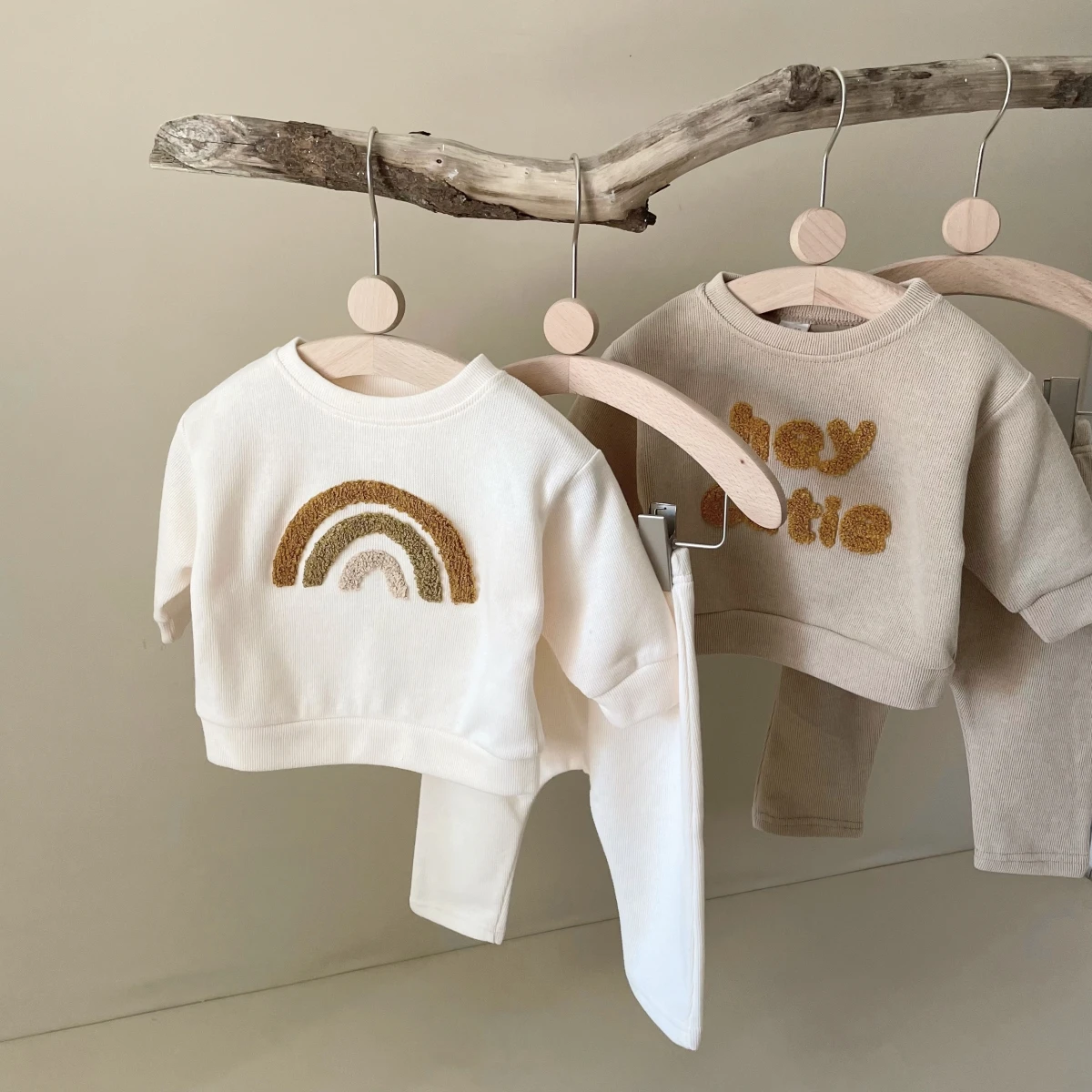 South Korea Two Piece Casual Autumn Infant Set Boys and Girls Casual Long Sleeve Top+Loose Pants kids clothes set two piece set baby girl clothing set Newborn Baby Clothing Set