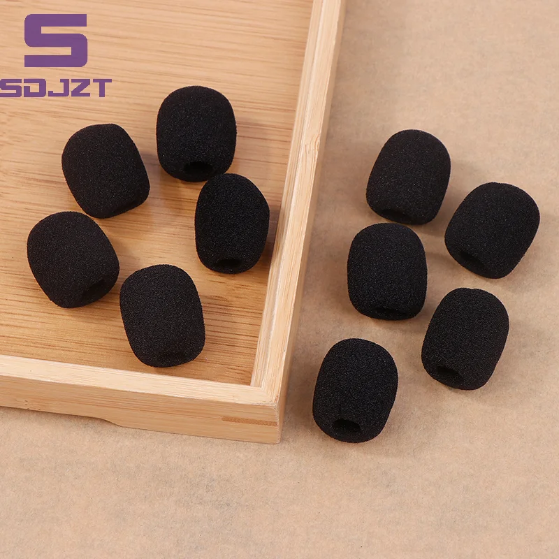 Headset Microphone Sponge For Motorcycle Intercom Helmet Bluetooth Headset Microphone Sponge 10PCS