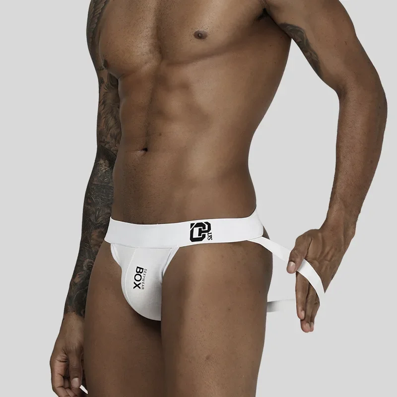 Sexy Men Cotton Jockstraps Athletic Supporter Jocks Bikini G-strings Thong Cuecas Male Panties Briefs Gay Underwear Penis Pouch male underwear male lingerie