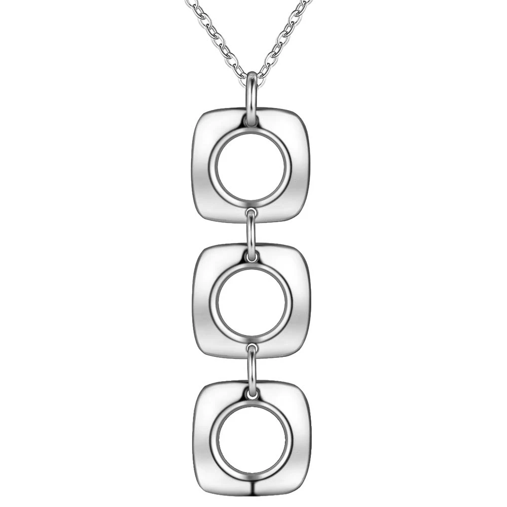 Silver Necklace Pendant 925 Sterling Silver Necklace Pendant For Women Exquisite Student Girlfriend Jewelry Accessories Wedding