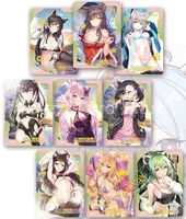 New Sexy Girl Goddess Haven Cards Booster Box Collection Anime Goddess Feast Rare Metal Card Board Game Table Toy Children Gift 2