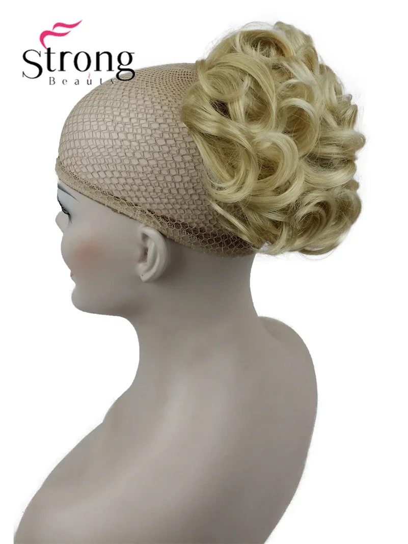 Short Messy Curly Dish Hair Bun Extension Easy Stretch hair Combs Clip in Ponytail Extension Scrunchie Chignon Tray Ponytail