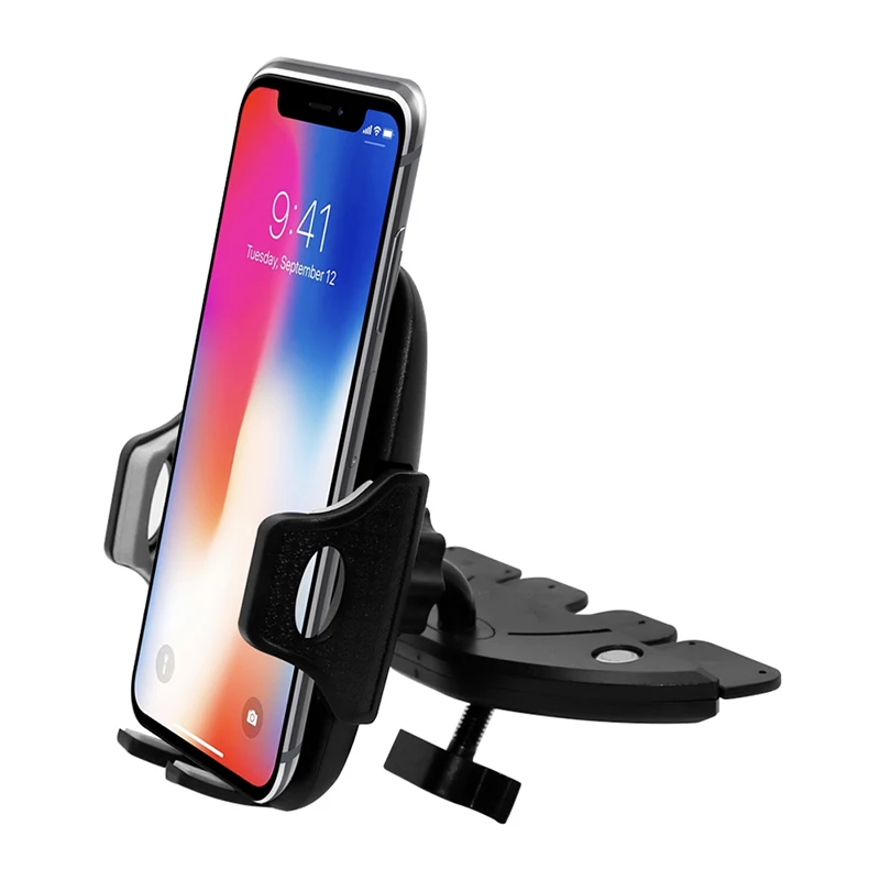 Niuen tragbare 360-Grad-Universal-Auto-CD-Steckplatz Dash Phone Mount Stand halter für iPhone Samsung HTC Sony Car phone Halterung – Detail 2