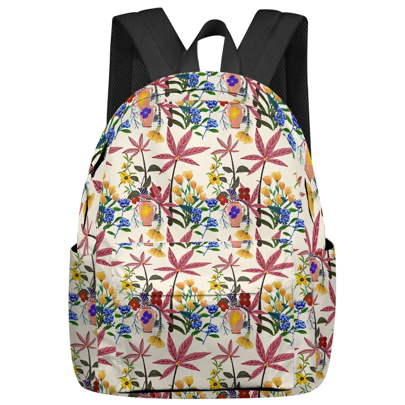 

Керамический горшок с цветами и планшетом, школьные ранцы для подростков, рюкзак для ноутбука для мужчин и женщин, дорожный рюкзак