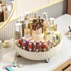 Rotating cosmetics storage box desktop large capacity 360 degree skin care product storage rack dressing table simple storage... 1