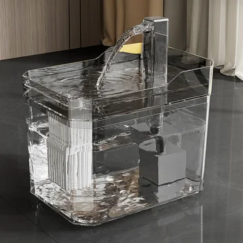 Cat Water Fountain with Quiet Pump Dog Water Dispenser USB Anti-Dry Burning Cat Drinker Cat Fountain for Cats Indoor 3