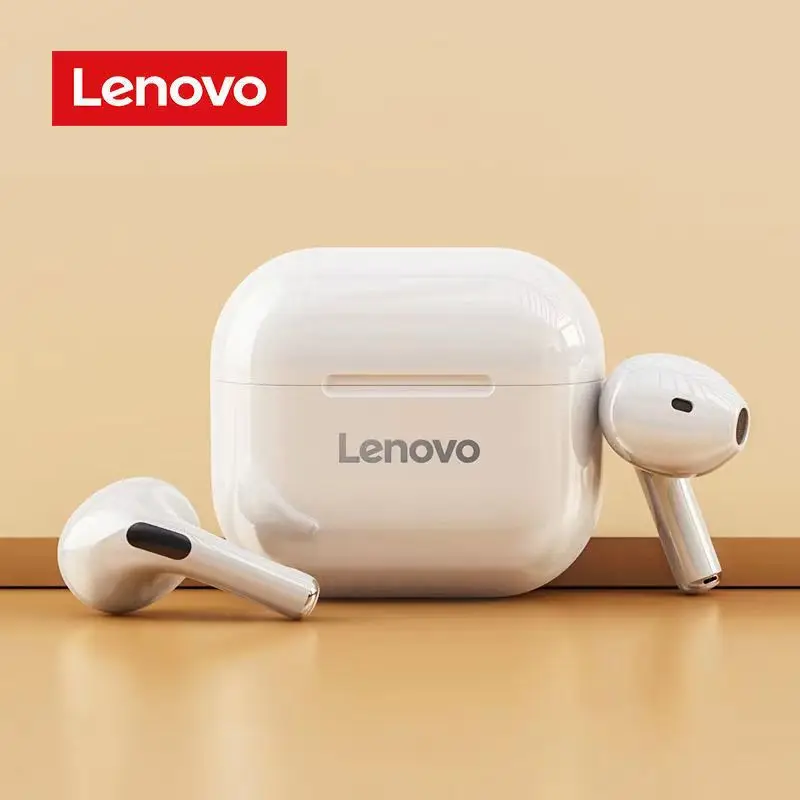 bluetooth earbuds Lenovo LP40 Earphones TWS Wireless Bluetooth Earbuds Bass Touch Control Stereo Noise Reduction Long Standby