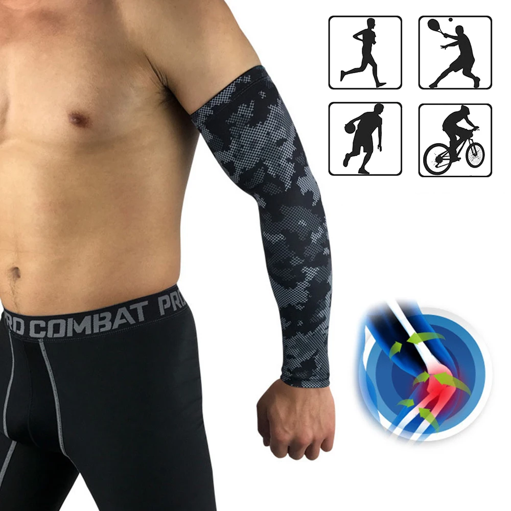 Sports Compression Arm Sleeve Basketball Cycling Arm Warmer Summer
