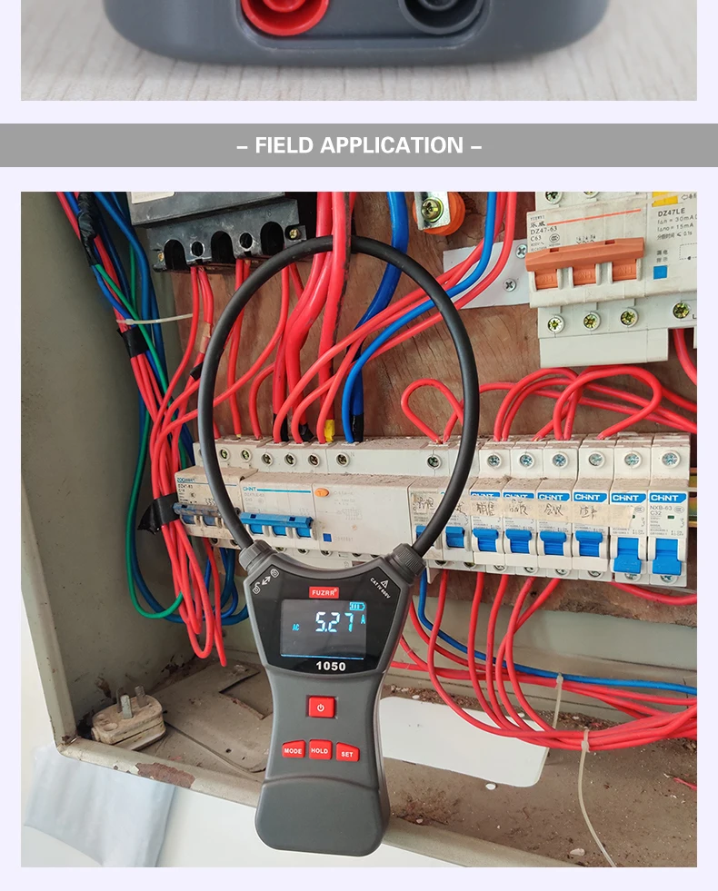 FR1050E FR1050 FR1050A Large Leakage Current Ammeter Tester 10000A Flexible Digi