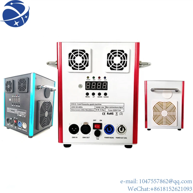 

Yun Yi Remote Control Sparkler Cold Spark Fountain 600W Stage Firework For Wedding Party Brushless electric