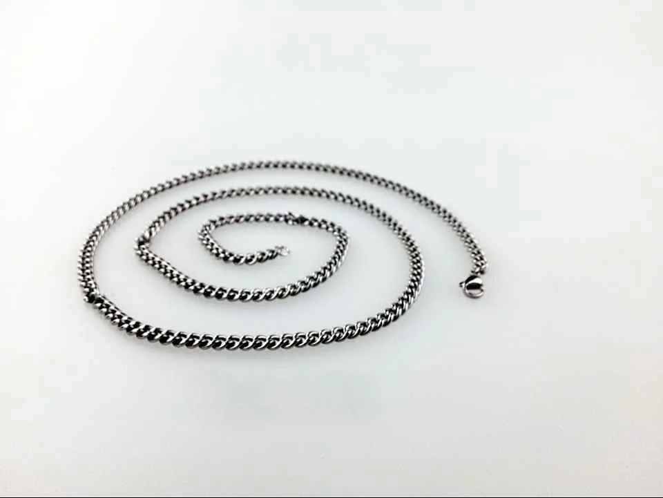 

New Arrival Titanium Necklace Length 700mm