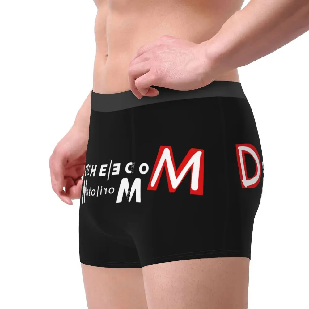 Custom Electronic Rock Depeche Cool Mode Boxers Shorts Men Briefs Underwear Cool Underpants