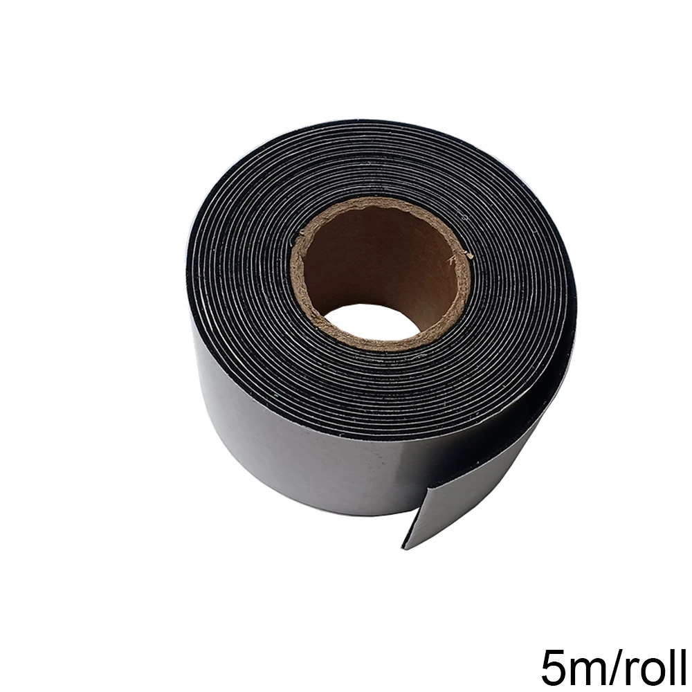 5M/Roll Black Felt Tape For Squeegee With Self Adhesive Glue Replacement Fabric Felt Edge For Scraper Car Wrap Tools A08-5M