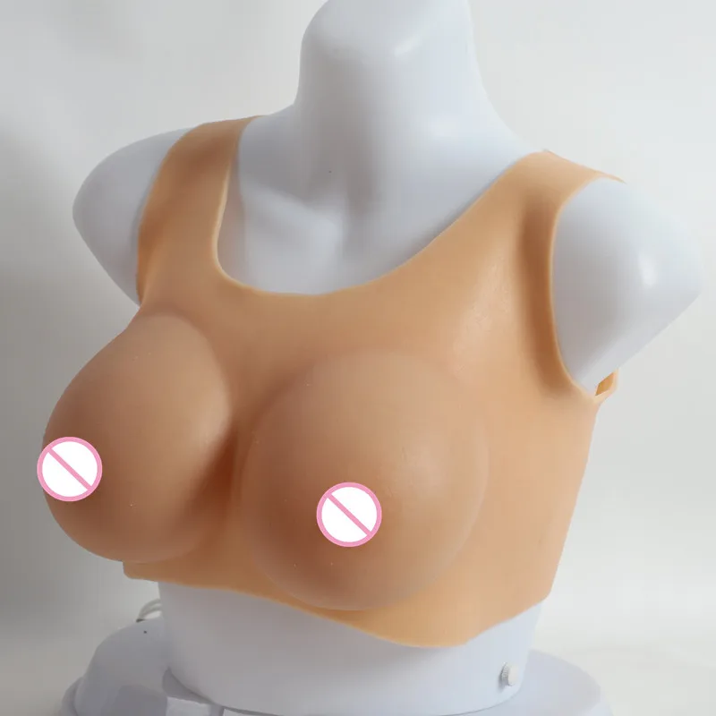Sissy Artifical Huge Chest Silicone Breast Forms Boobs for Mastectomy Man Disguised as A Woman Transvestite Chest Wear Sex Toys