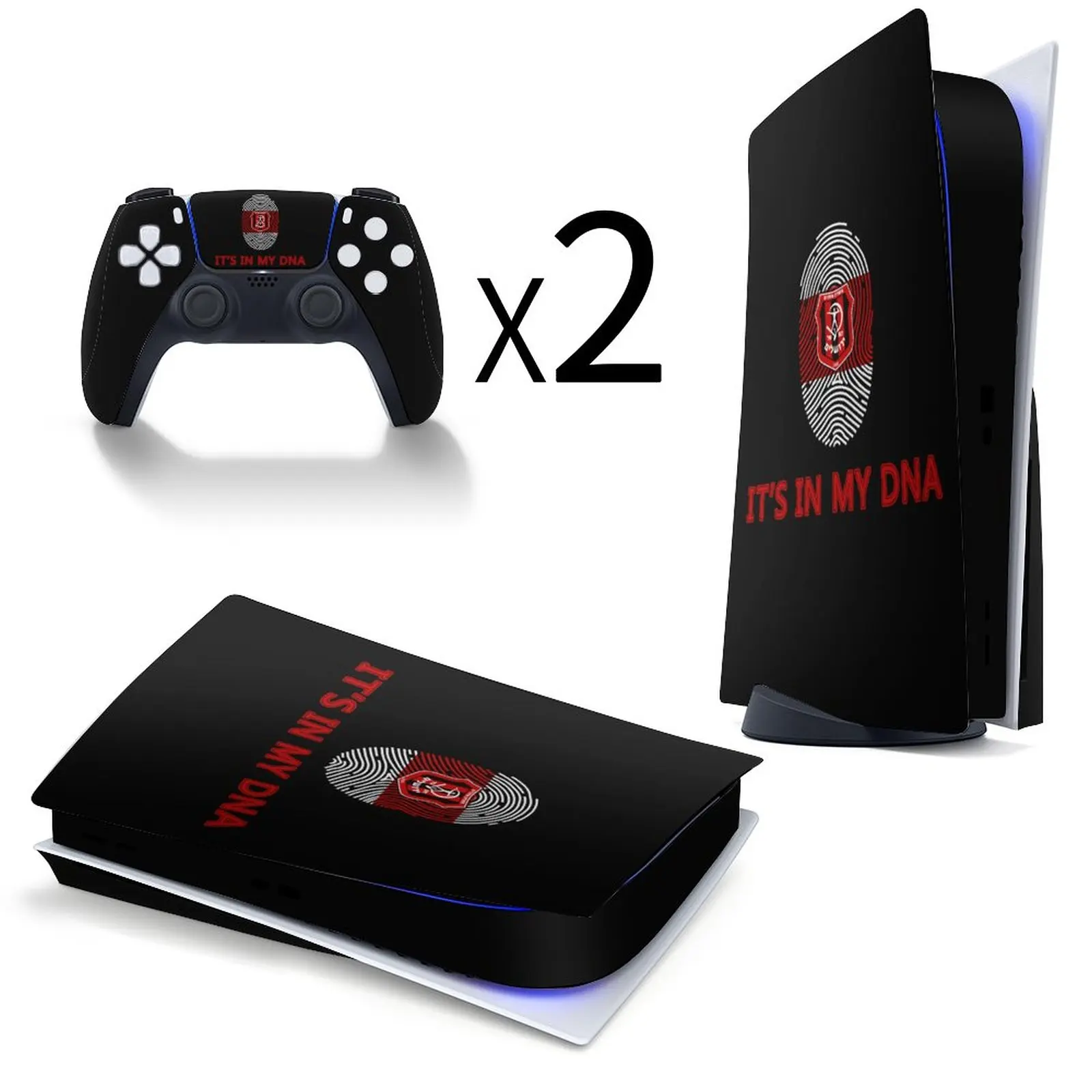 Hapoel Gerusalemme Fc Per Controller Di Gioco Ps5 Decalcomania Protettiva Per Custodia Adesiva Per Accessori Ps5