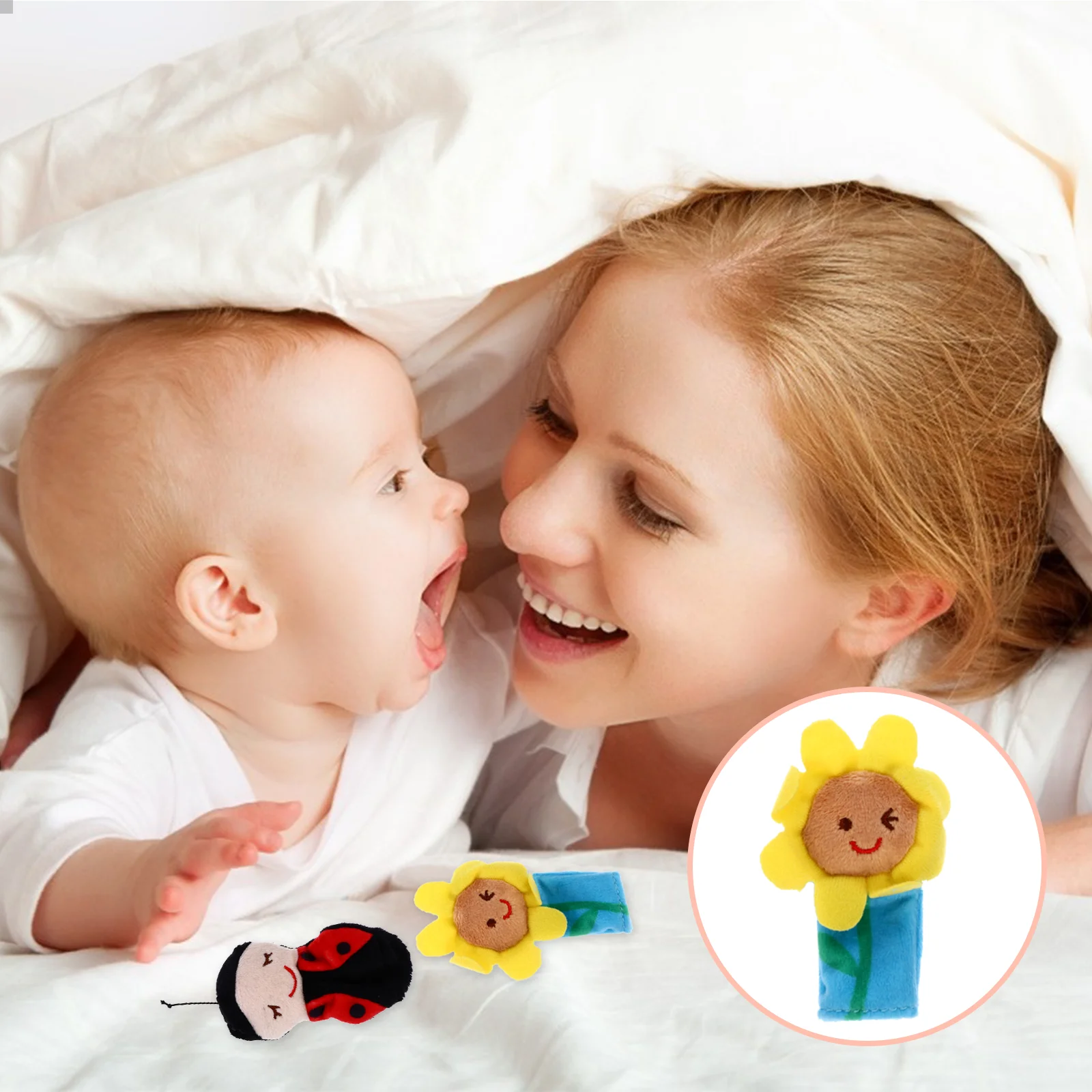 

5 шт., плюшевые Разноцветные игрушечные марионетки