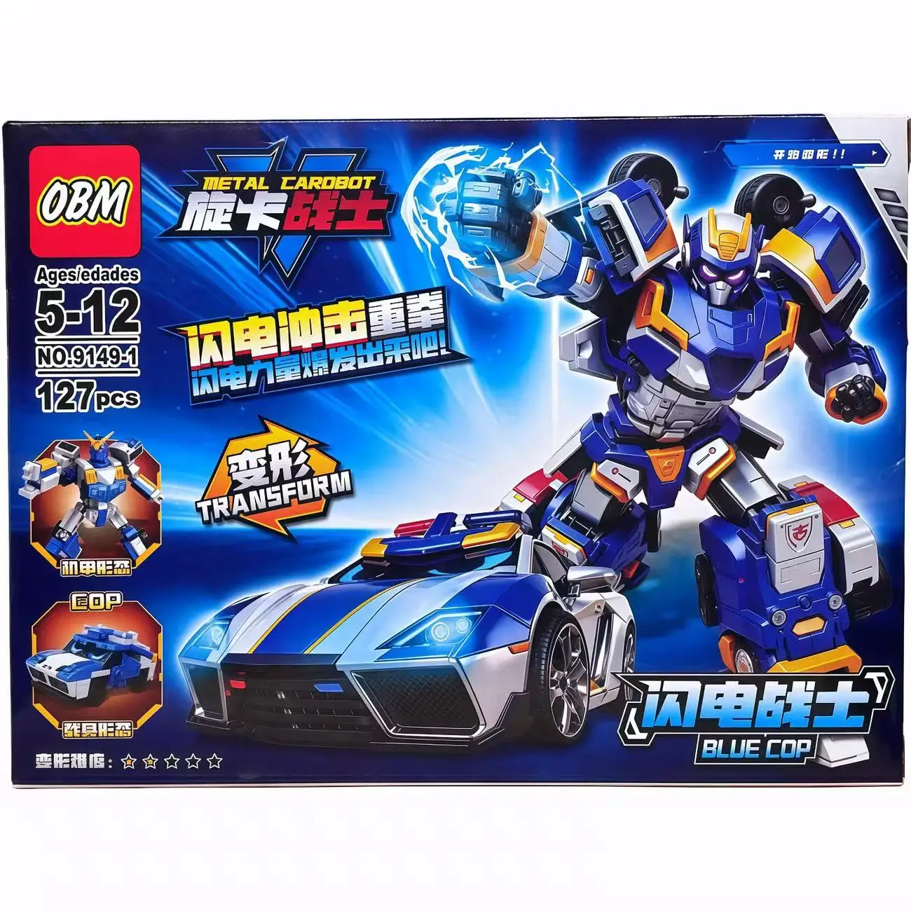 Giocattoli Auto Robot Trasformabili, Veicoli Deformabili con Action Figure, Modelli di Camion da Costruzione, Aerei ed Escavatori - immagine 2