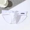 Men's low waist elastic comfortable trendy sexy swimming trunks 2