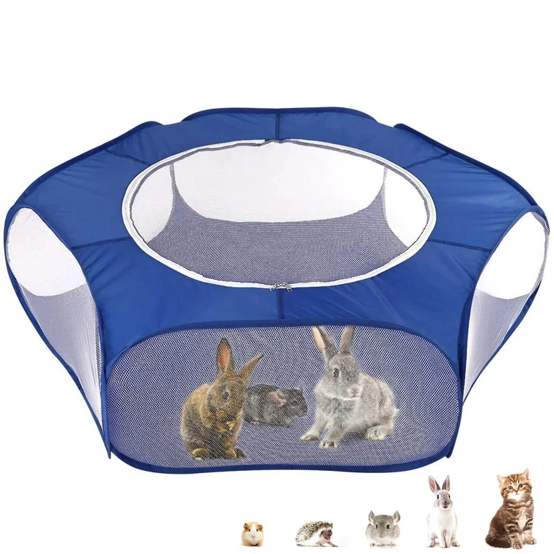 Title 5, Portable Small Pet Cage Transparent Cat and Dog...