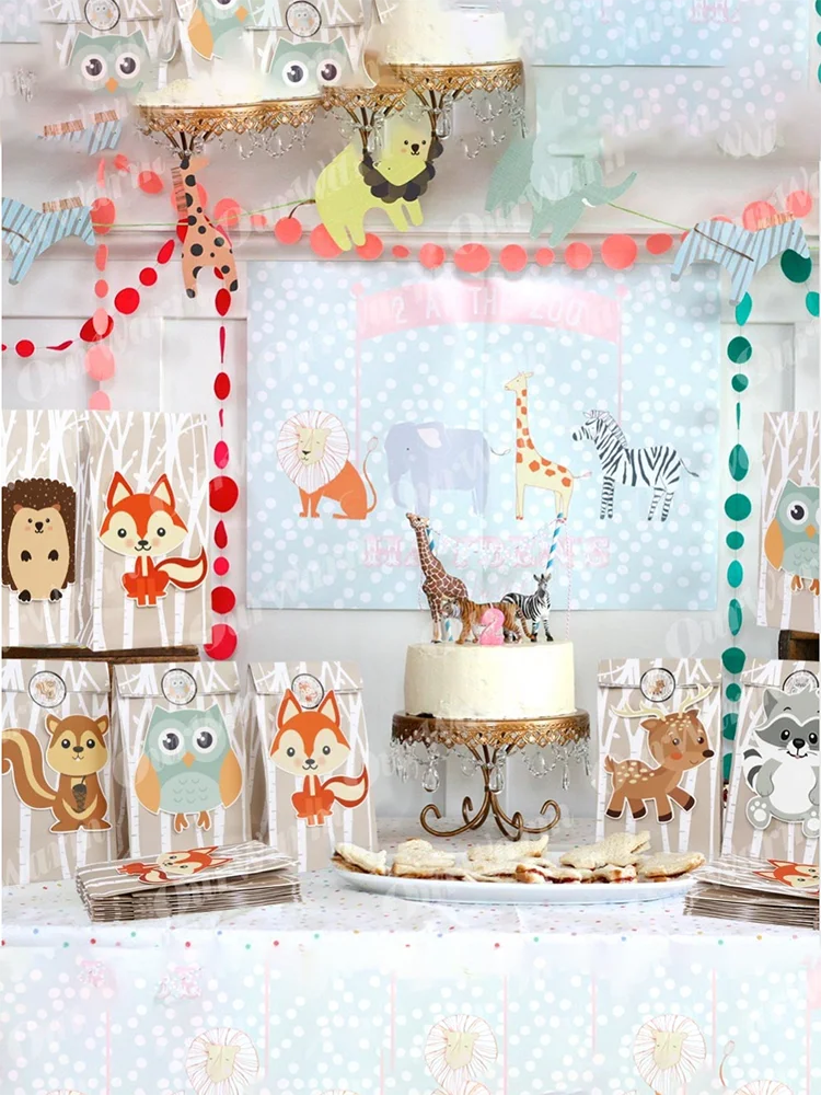 12PCS Jungle Theme Party Favor Bags – Safari Animal Paper Gift Bags for Kids Birthday, ... - SKU CFB01947 - UGI Packaging