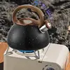 3L Whistling Tea Kettle Kettle Gas Induction Cooker Whistling Teapot For Ceramic Stove With Wooden Handle kitchen tool supplies 6