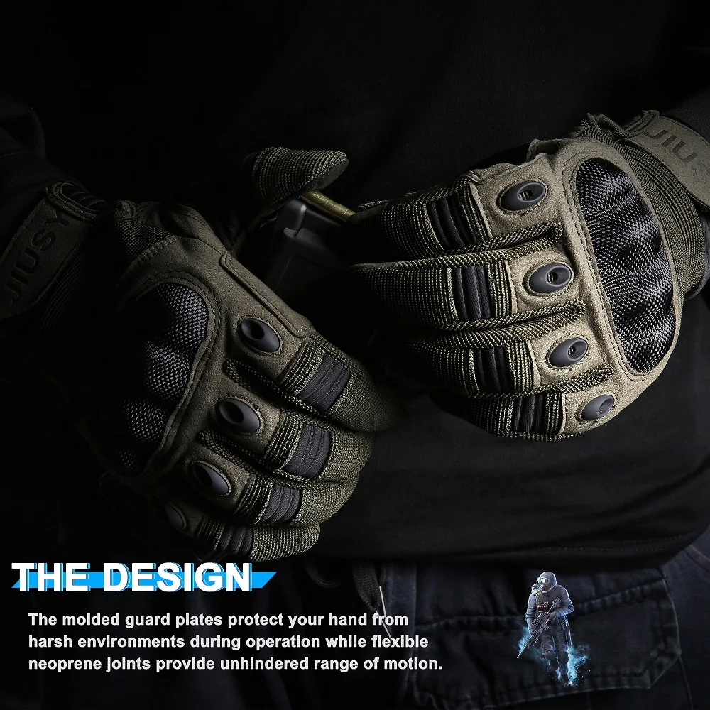 Touch Screen Tactical Gloves Paintball Airsoft Shooting Combat Anti-Skid Bicycle Cycling Hunting Hard Shell Full Finger Gloves cycling gloves sports gloves tactical gloves full finger gloves