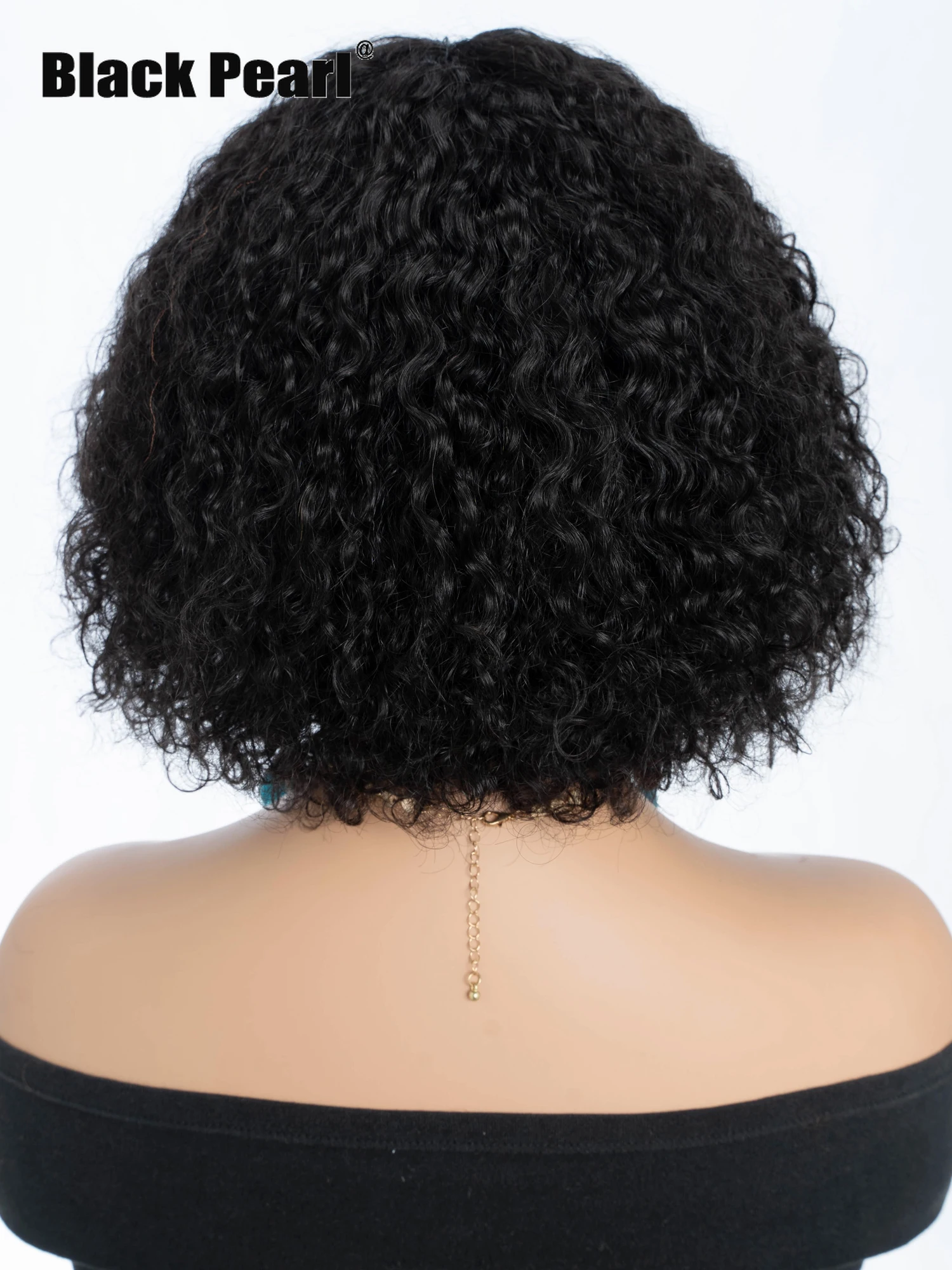 Sleek Jerry Curly Wig With Bangs Human Hair Short Pixie Cut Fringe Style Natural Curly Perruque Lightweight Tangle-Free Human Hair Wigs