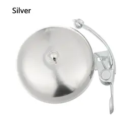 Classic Alufer Bicycle Bell - Elegant Brass Accessory in Gold & Silver (Silver)