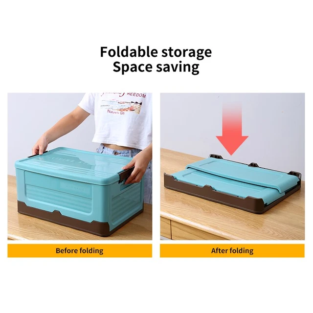 Folding Storage Boxes, Space-Saving Storage Bins