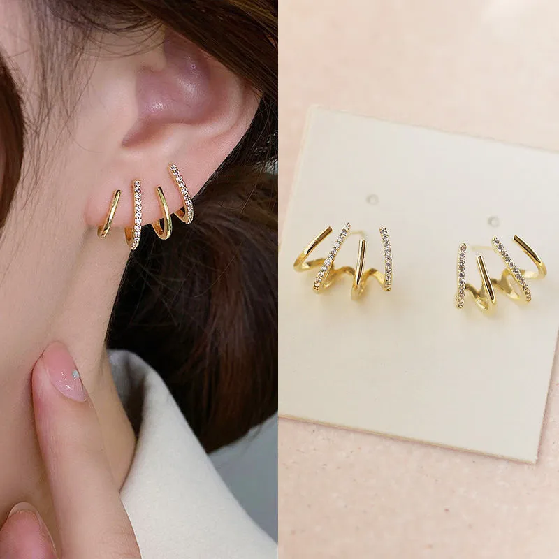 Yellow Dangle 916 Gold Earrings - Tops, Packaging Type: Poly Bag, For Daily  Wear