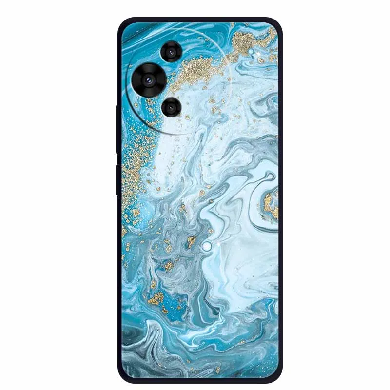 Luxury TPU Soft Silicone Back Cover with Floral and Love Design