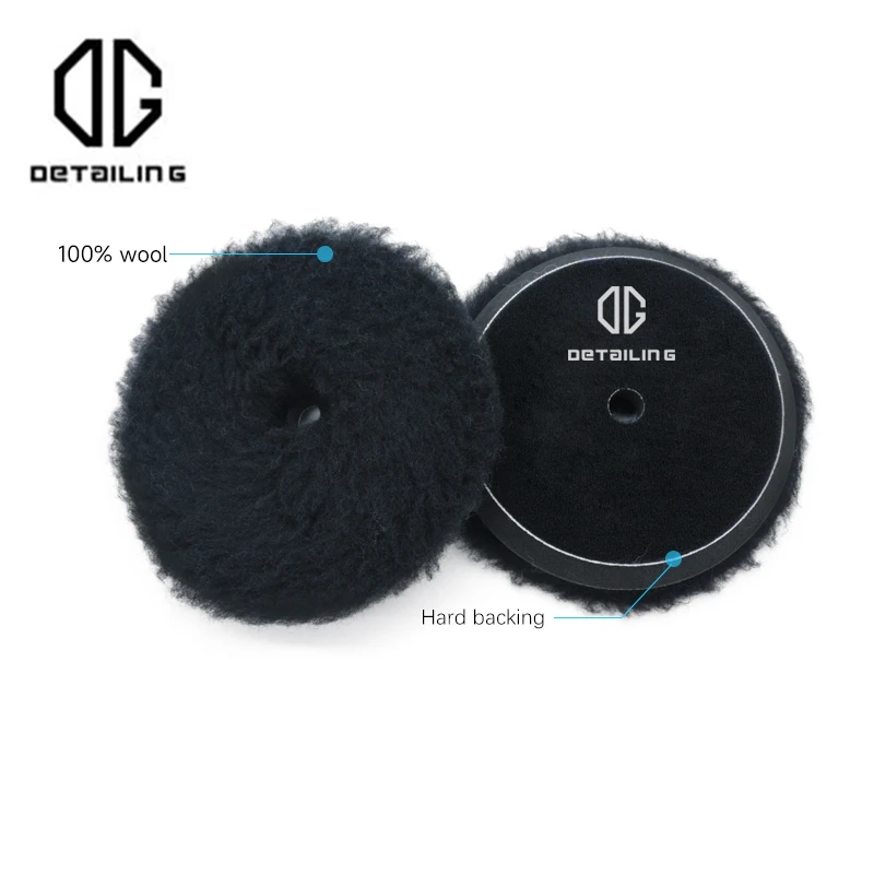 DETAILING Car Polishing Pad Wool ing Pads Waxing Polishing Disc Cleaning Scratch Removal Tool 3/5/6 Inch Self-Adhesive