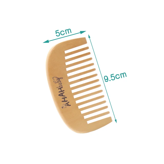 Baby Hair Brush And Comb Set for Newborn Massage Bath Shower Custom Logo Comb For Hair Mini Baby Brush Wooden Hair Brush for Kid 1pc Wood comb 1