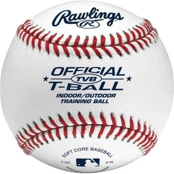 T-Ball Training Ball 6 Pack Soft Sponge Rubber 1