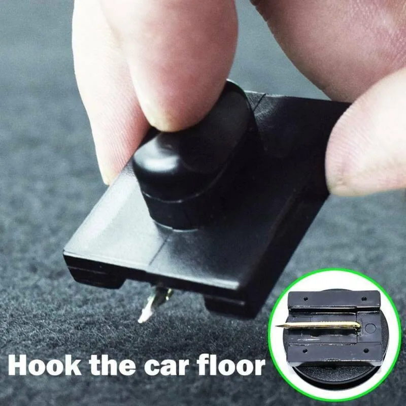 

4Pcs Universal Car Floor Mounting Points Carpet Mat Clips Carpet Fixing Retainer Anti-Slip Floor Sleeve Replacement Accessories