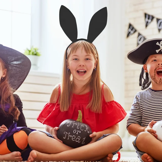 Women's Bunny Accessory Set Rabbit Ears Cosplay Set Party Accessories Bunny Headband Bow Tie Tail For Adult Children Masquerade 2